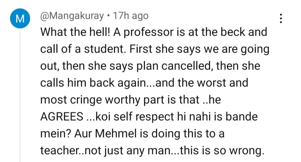 Main Manto Nahi Hoon Episode 12 – Public Heavily Criticizes Student Teacher Romance