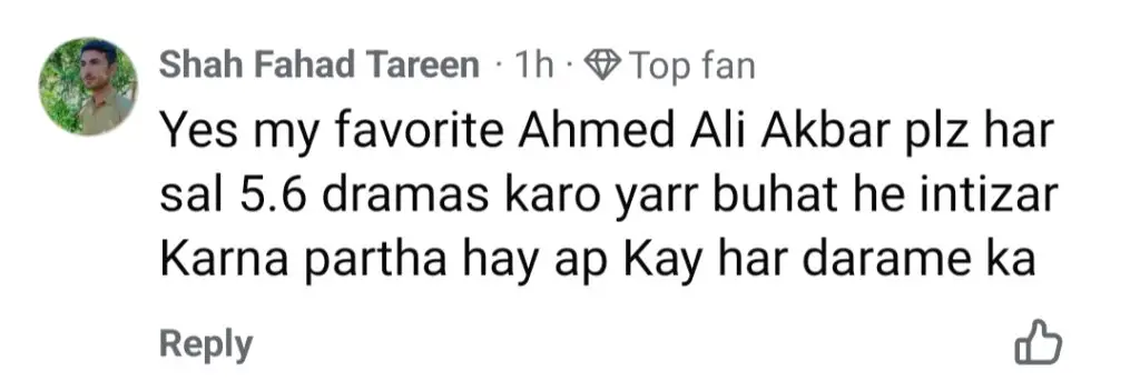 Fans Want Ayeza Khan & Ahmed Ali Akbar In A Drama