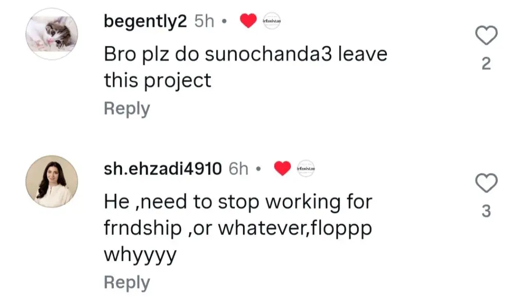 Farhan Saeed & Kinza Hashmi Latest Project Gets Public Disapproval