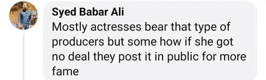 Hafsa Butt’s Statement About Casting Couch Gets Mixed Reactions