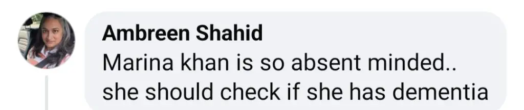 Marina Khan’s Insensitive Comment About Humaira Asghar Goes Viral