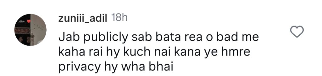 Hina Rizvi Calls Out Haters