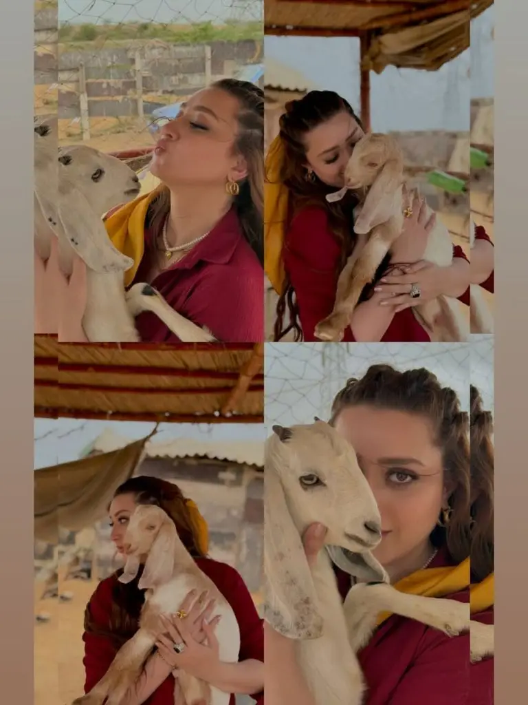 Momina Iqbal Shares Exclusive BTS From The Sets Of Do Kinaray