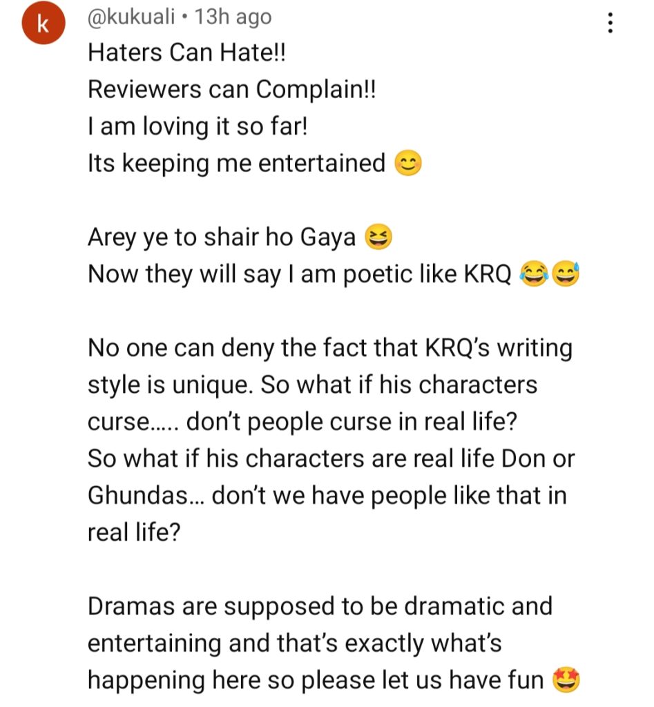 Main Manto Nahi Hoon Episode 6 – KRQ Fans Defend His Writing