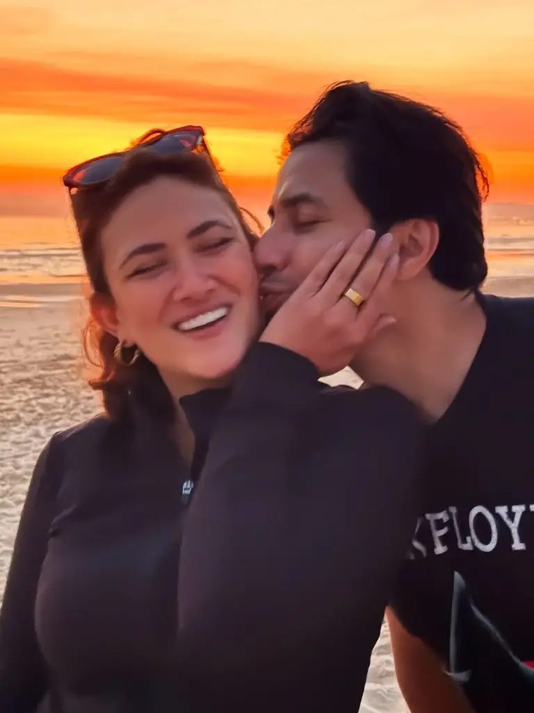 Ali Zafar Romantic Pictures With Wife  From Europe