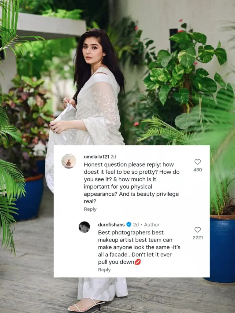 Imran Abbas Reacts to Durefishan’s Viral Comment