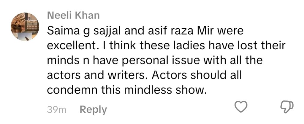 Nadia Khan Faces Backlash for Mocking Saima & Sajal Aly