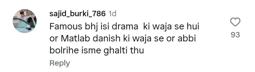 Durefishan Saleem Faces Danish Taimoor Fans’ Wrath