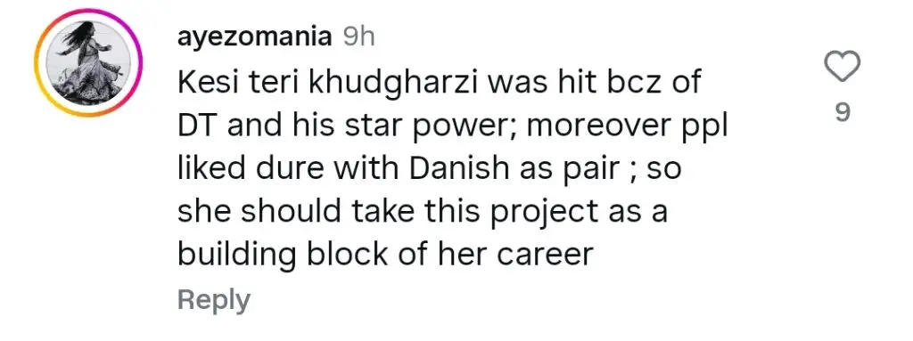 Durefishan Saleem Faces Danish Taimoor Fans’ Wrath