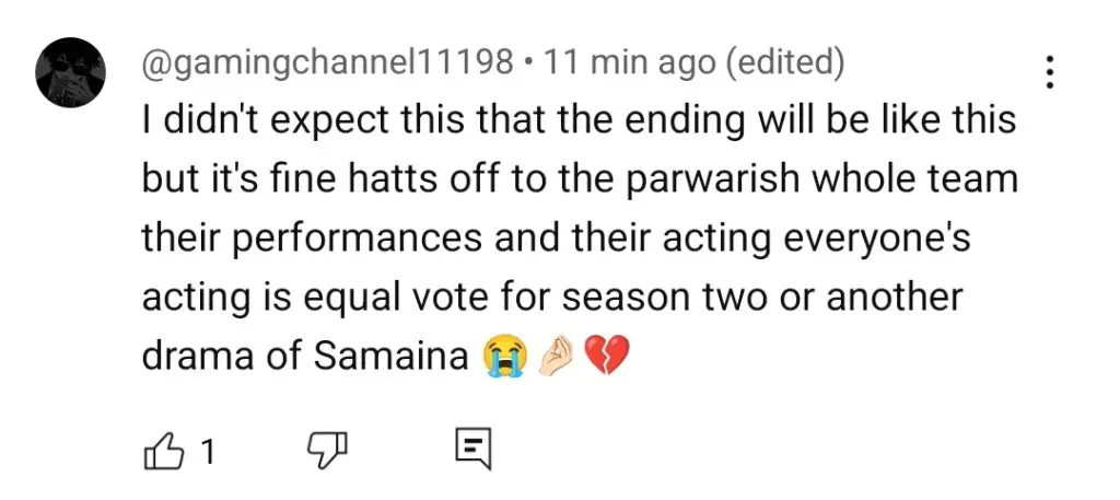 Parwarish Last Episode Public Reaction