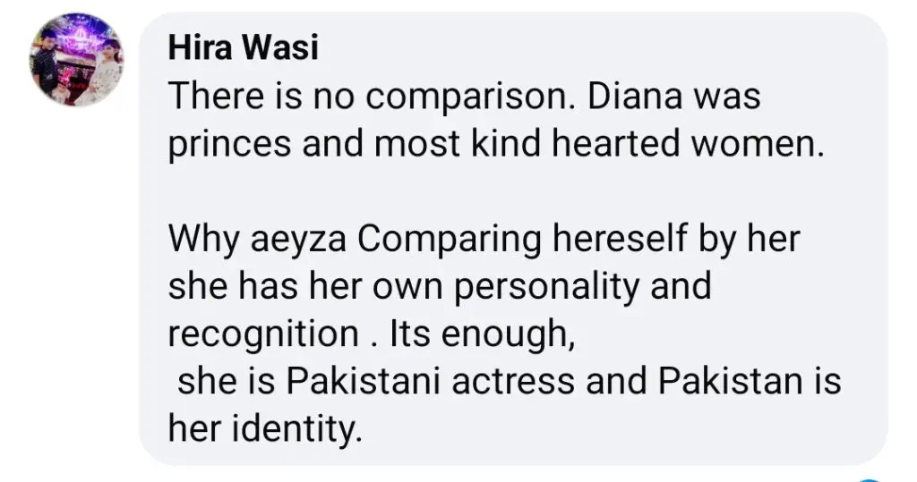 Ayeza Khan Faces Backlash for Recreating Diana’s Iconic Look