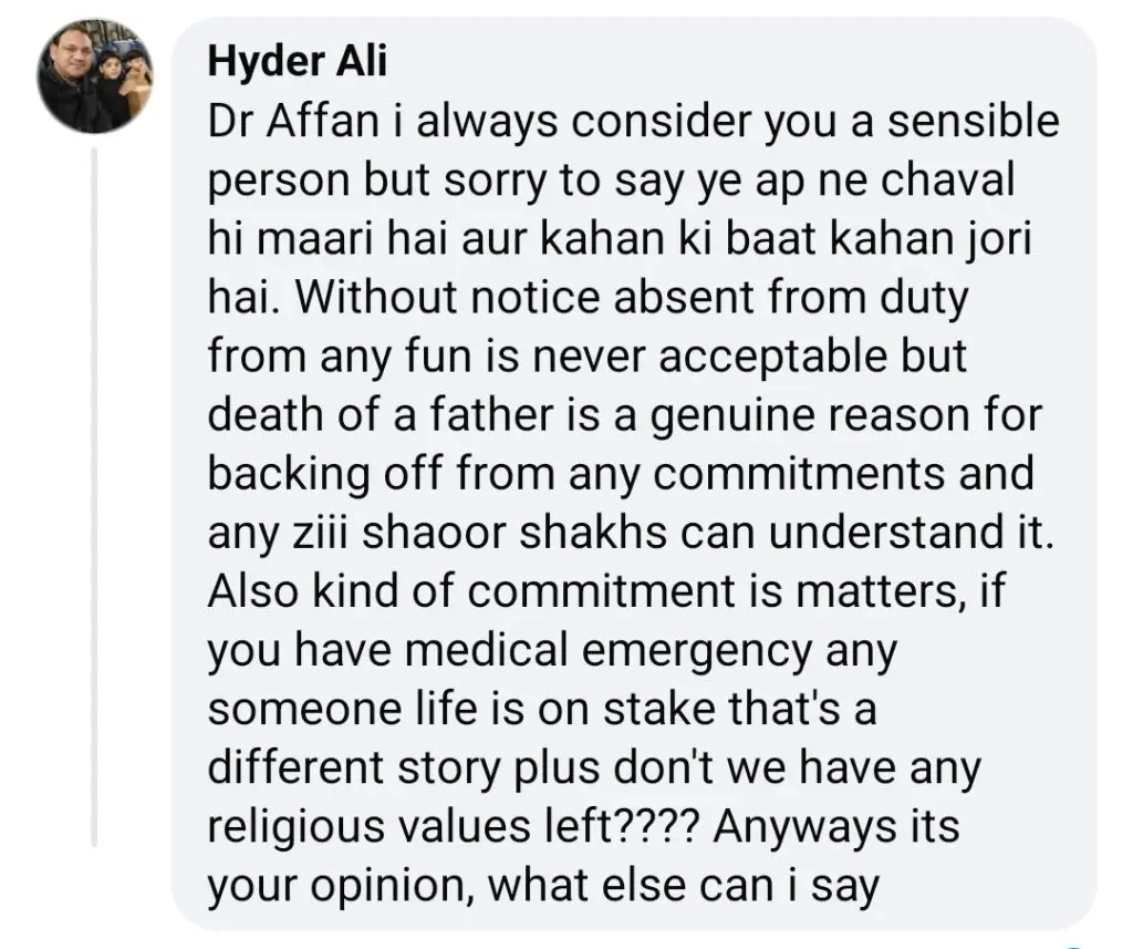 Dr. Affan Qaiser Criticized for Defending Atif Aslam’s Singing After Father’s Death