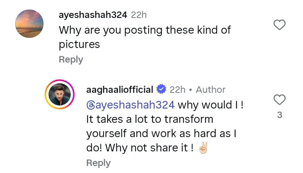 Aagha Ali’s Bold Side Surprises Fans