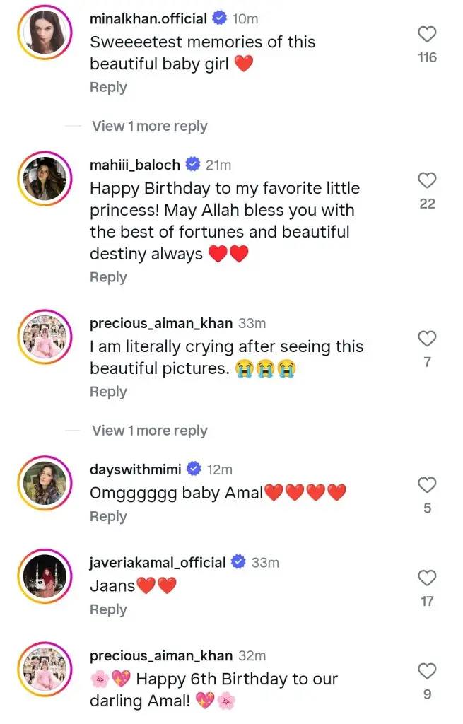 Aiman Khan’s Heartfelt Birthday Wish for Eldest Daughter Amal