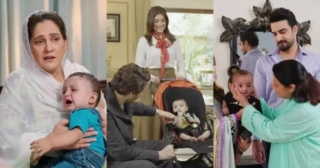 Dayan & Do Kinaray Baby Hoor Shahid Pictures With Real Mother