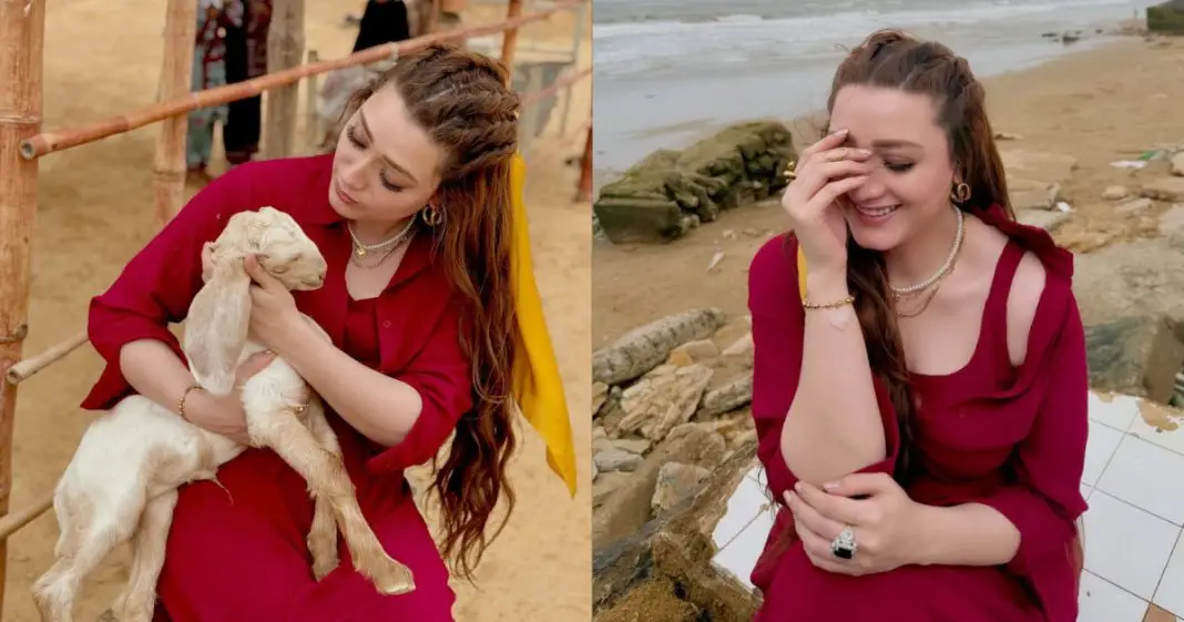 Momina Iqbal Shares Exclusive BTS From The Sets Of Do Kinaray