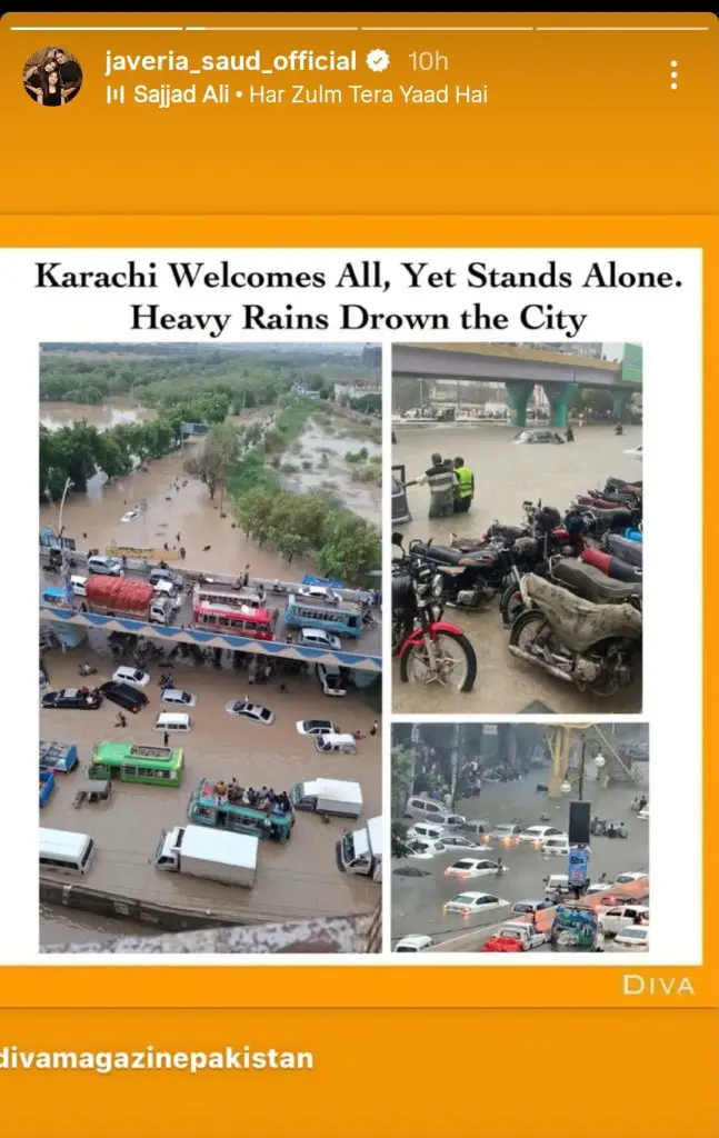 Pakistani Celebrities Express Their Sentiments on Devastating Floods