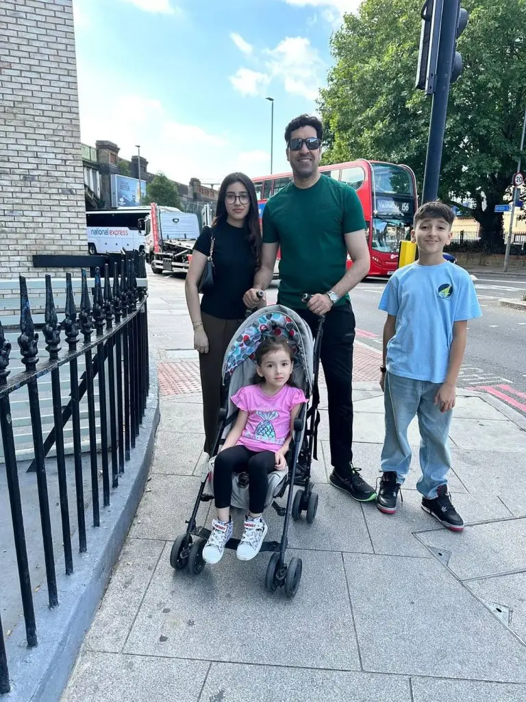 Umar Gul Enjoying Family Vacation in UK