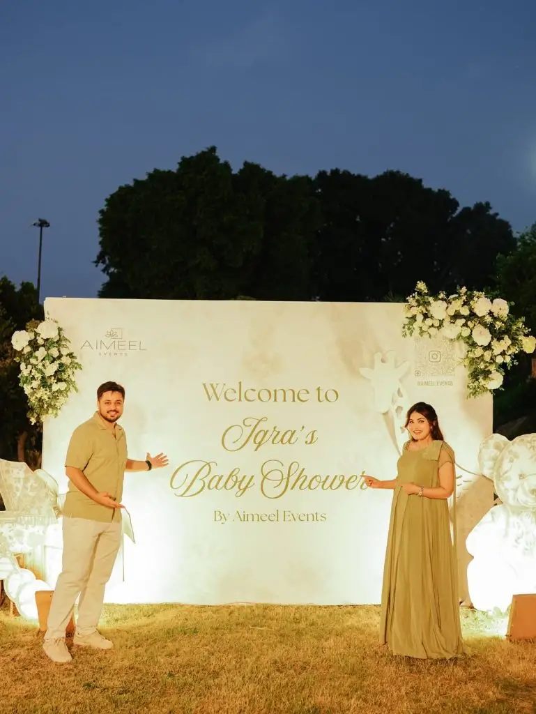 Iqra Kanwal Celebrates Pastel Themed Baby Shower