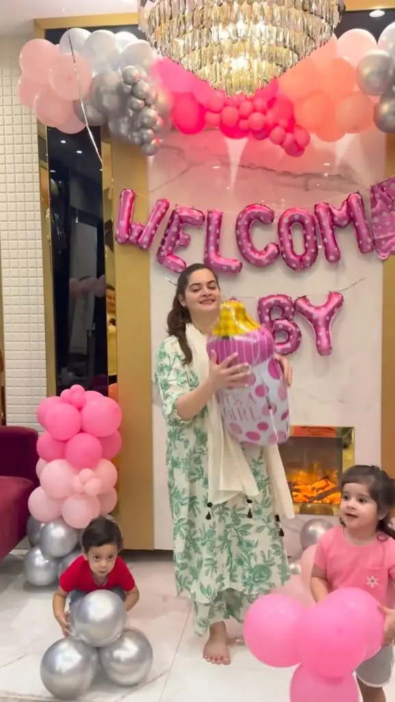 Minal Khan Welcomes Aiman’s Baby Girl Naimal