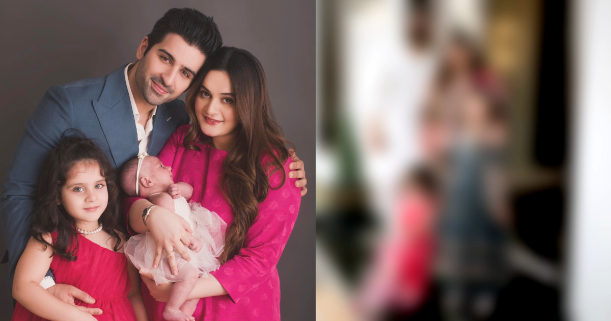 Muneeb Butt and Aiman Khan welcome third child