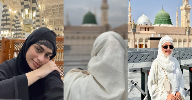 Pakistani celebrities in Madinah on Eid Milad un Nabi 2025