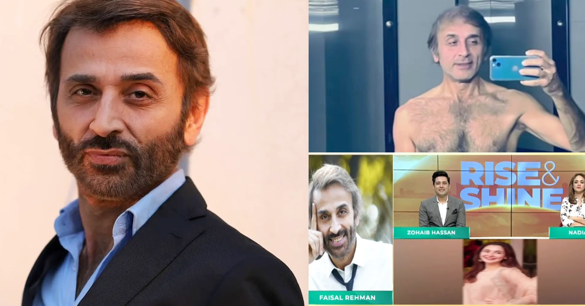 Faisal Rehman Opens Up About Trolling on Shirtless Pictures