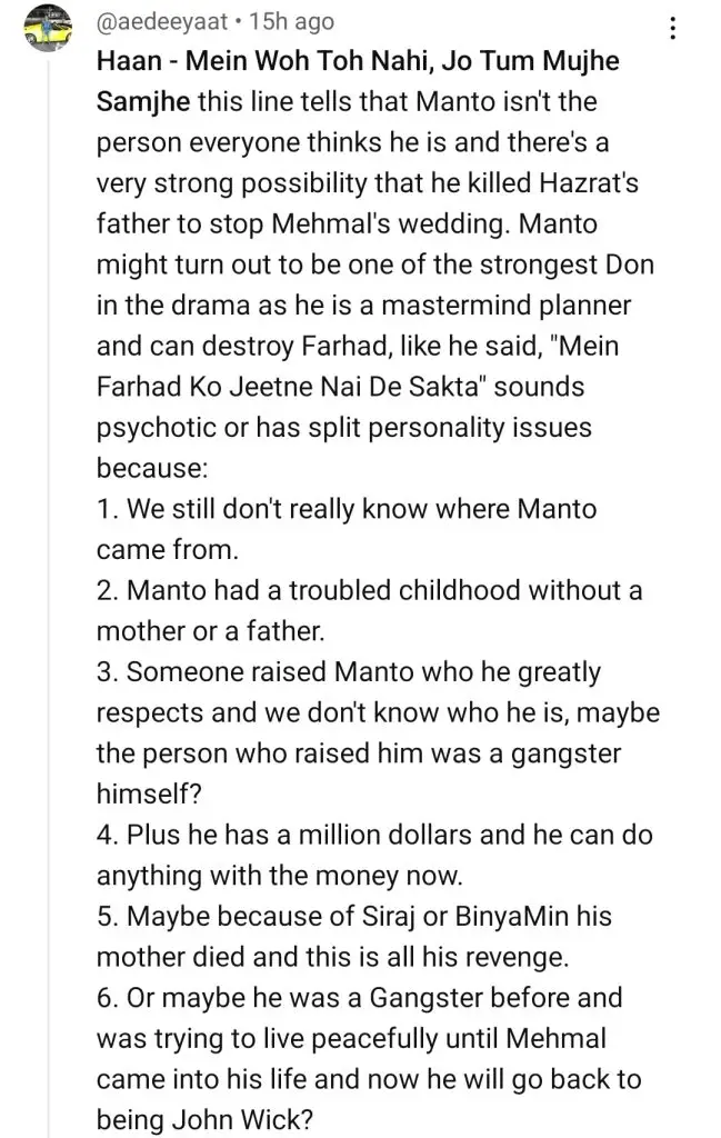 Main Manto Nahi Hoon Episode 19 – Big Twist Jolts The Audience