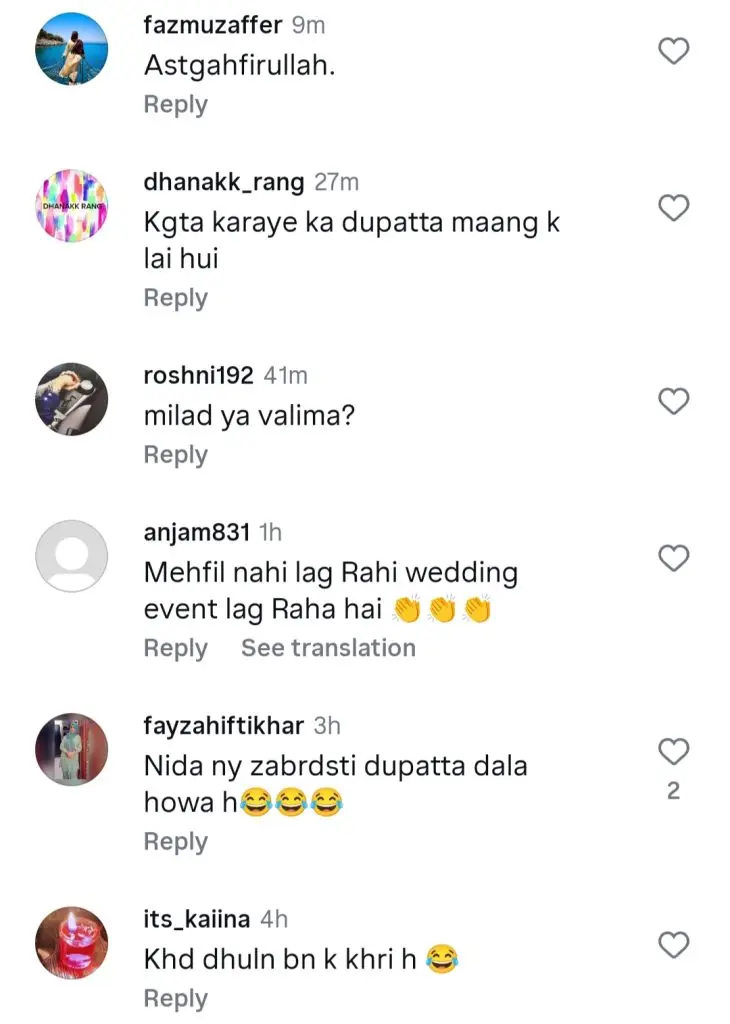 Nida Yasir & Guests Looks On Milad Un Nabi Show Get Trolled