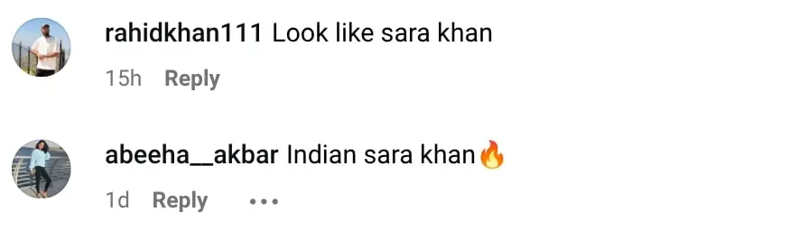 Sarah Khan’s Indian Doppelganger Stuns Fans