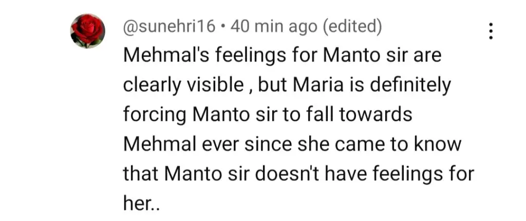 Main Manto Nahi Hoon Episode 17 – Miss Maria & Surraiya’s Actions Questioned
