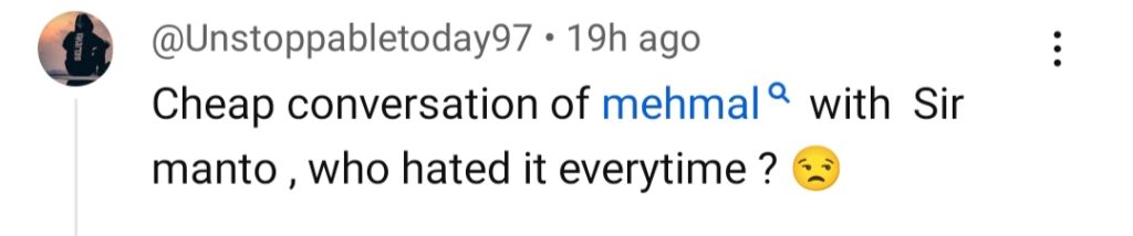 Main Manto Nahi Hoon Episode 20 – Mehmal Gets Hate