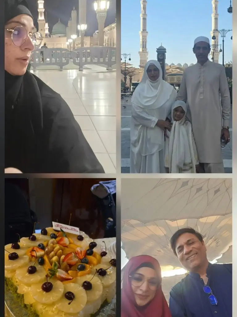 Pakistani celebrities in Madinah on Eid Milad un Nabi 2025