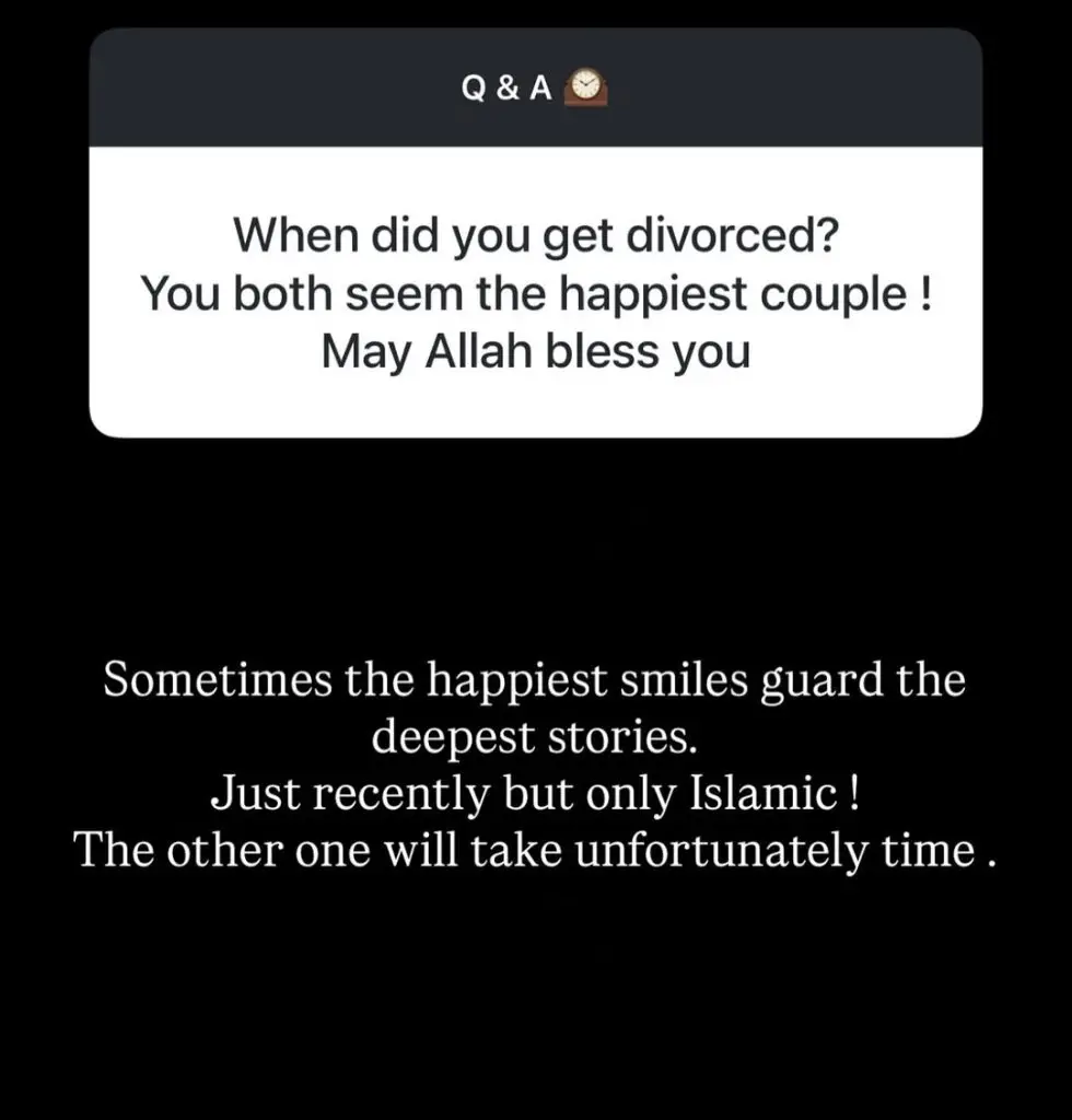 Model Fia Khan Announces Divorce