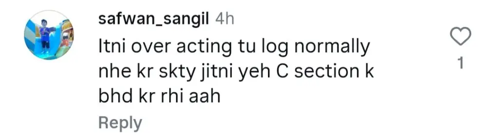 Iqra Kanwal Criticized For Oversharing After Delivery