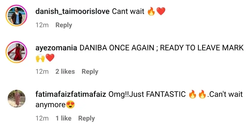 Danish Taimoor & Hiba Bukhari Upcoming Drama Details