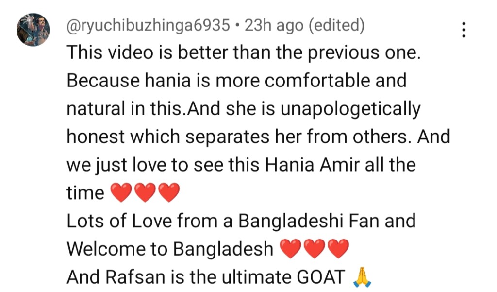 Hania Aamir Receives Love From Bangladeshi Fans