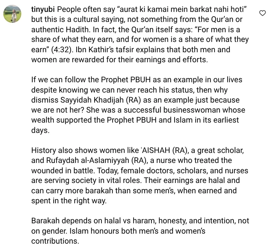 Saima Qureshi Defends Her Statement Against Women