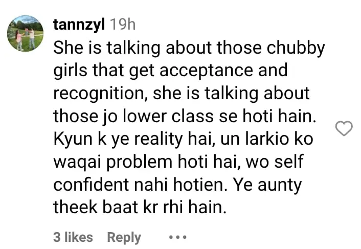 Mrs Khan’s Insensitive Comments About Overweight Girls Get Backlash