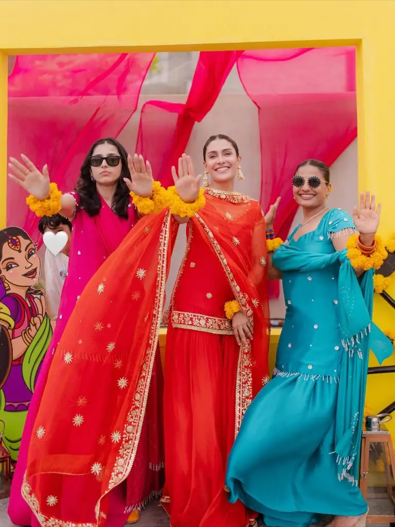 Ayeza Khan Pictures from Brother’s Haldi Event