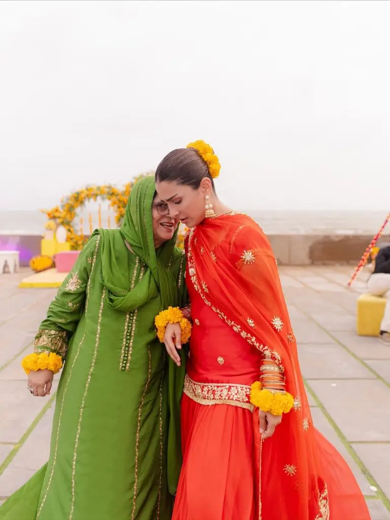 Ayeza Khan Pictures from Brother’s Haldi Event