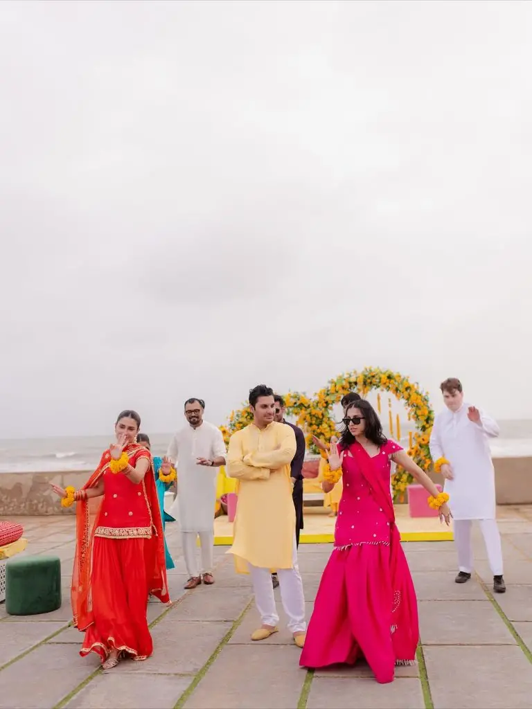 Ayeza Khan Pictures from Brother’s Haldi Event