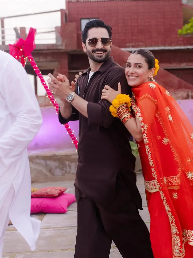 Ayeza Khan Pictures from Brother’s Haldi Event