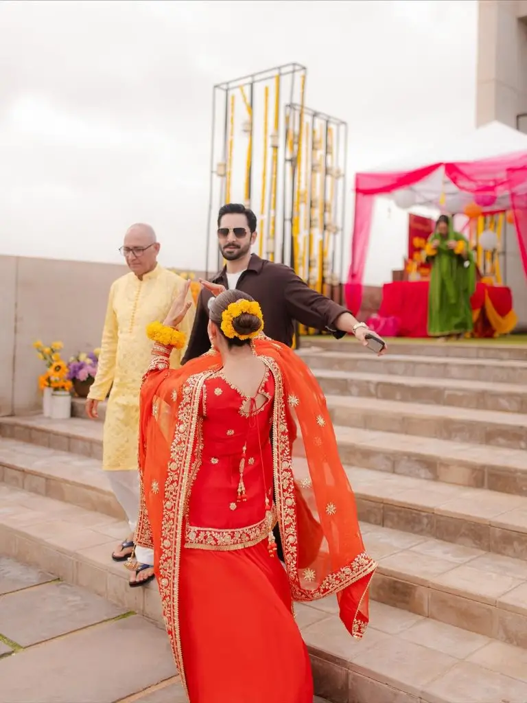 Ayeza Khan Pictures from Brother’s Haldi Event