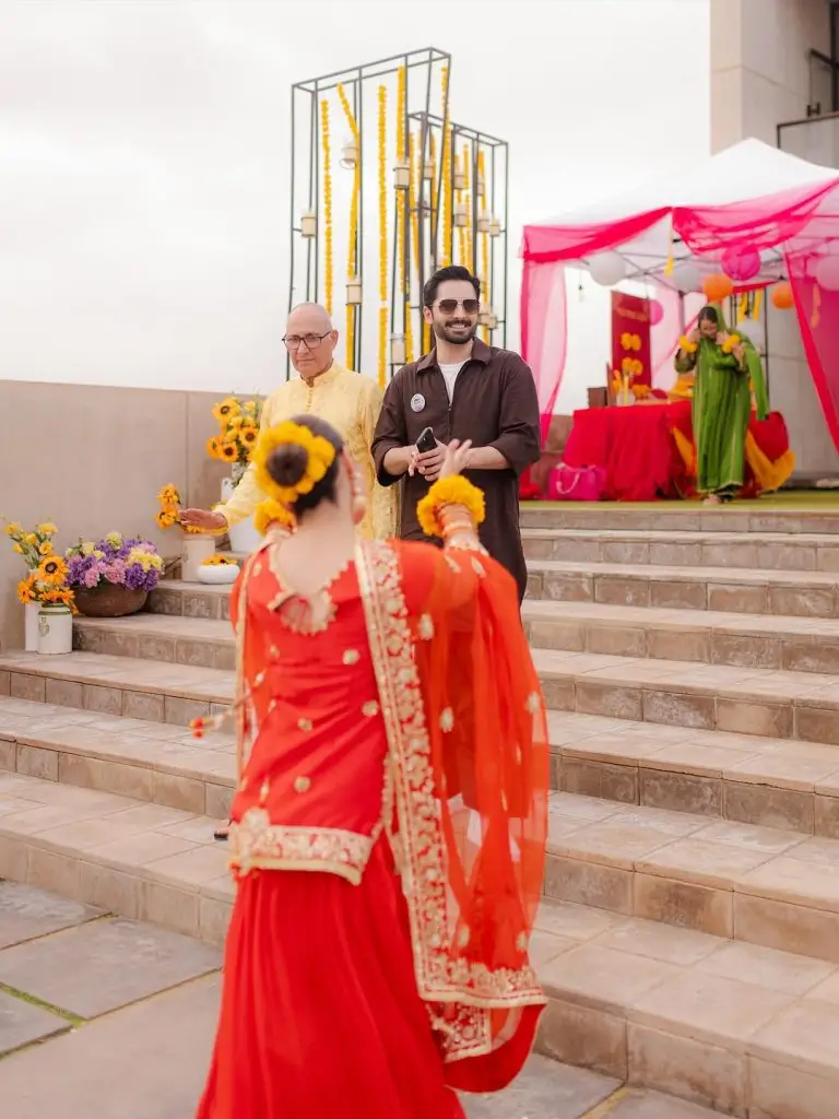 Ayeza Khan Pictures from Brother’s Haldi Event