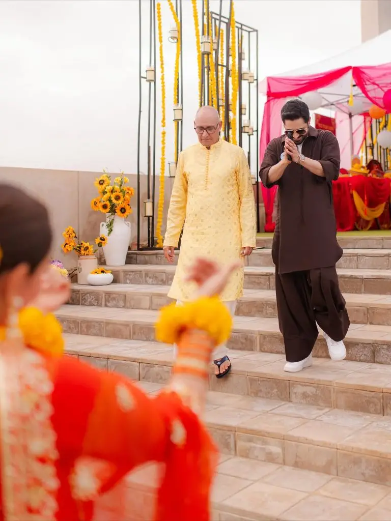 Ayeza Khan Pictures from Brother’s Haldi Event