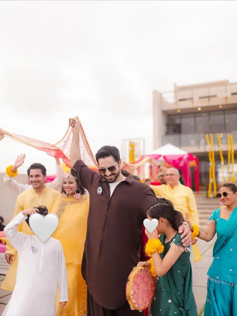 Ayeza Khan Pictures from Brother’s Haldi Event