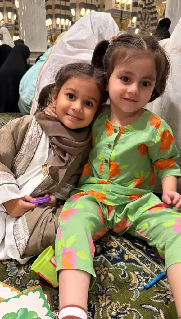 Pakistani celebrities in Madinah on Eid Milad un Nabi 2025