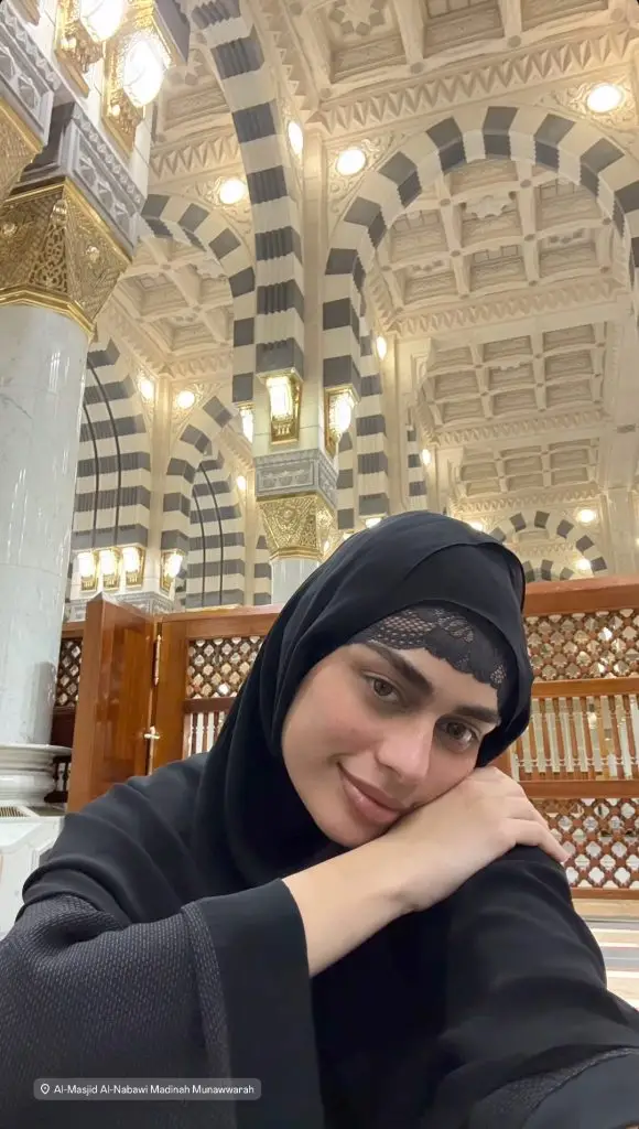 Pakistani celebrities in Madinah on Eid Milad un Nabi 2025