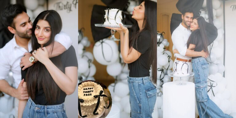 Mawra Hocane 33rd Birthday Celebration with Husband